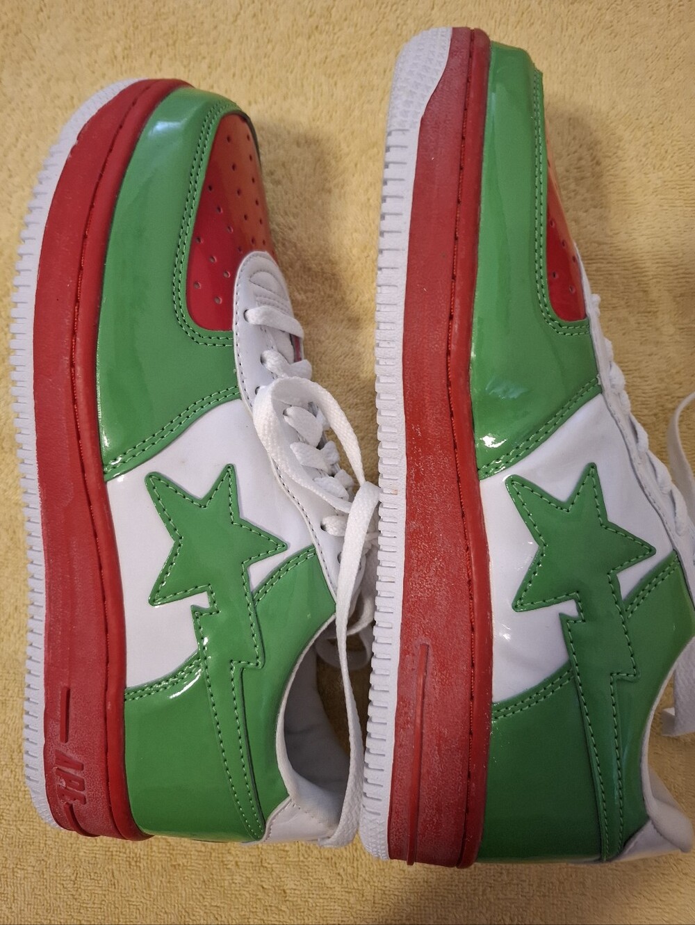 A Bathing Ape BAPE STE Italy National Colors Mens Size Mens 7.5